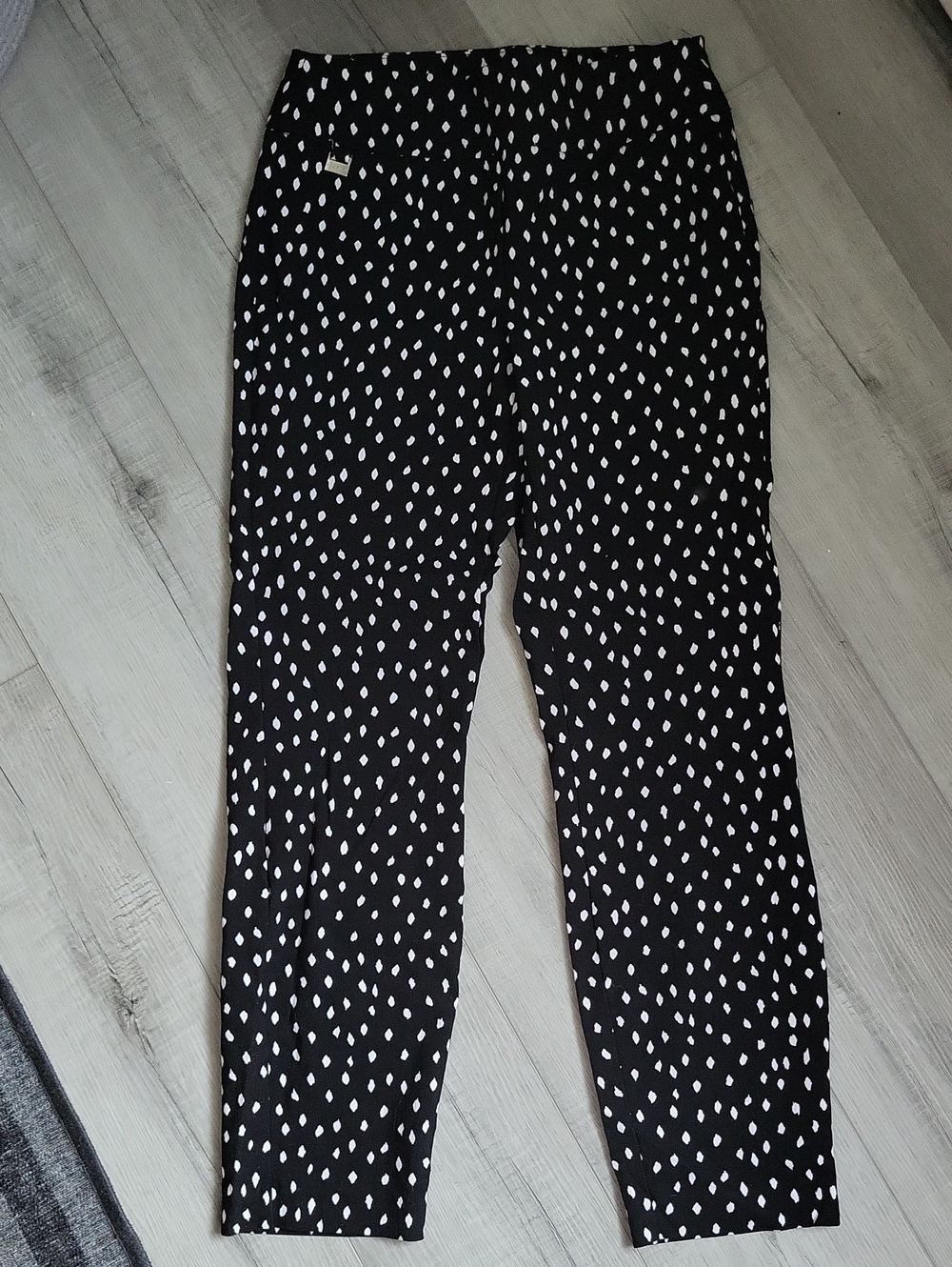 Premise Black and White Dot Print Pants